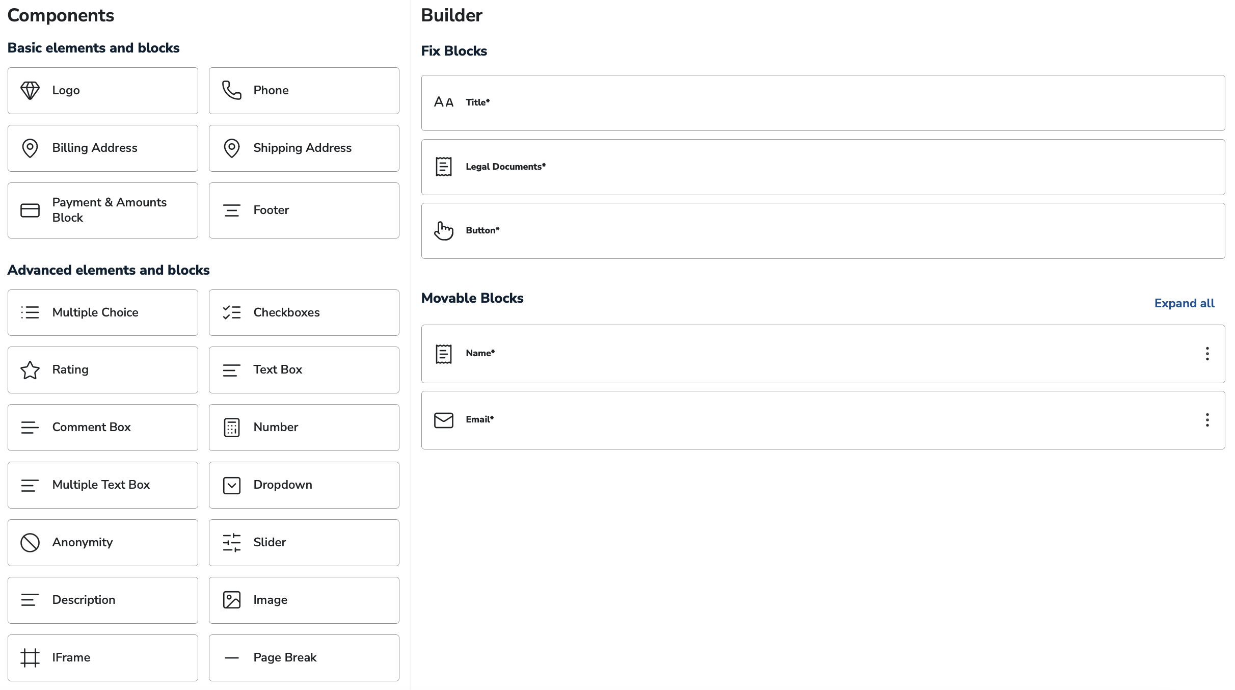 Forms Layout Forms Layout